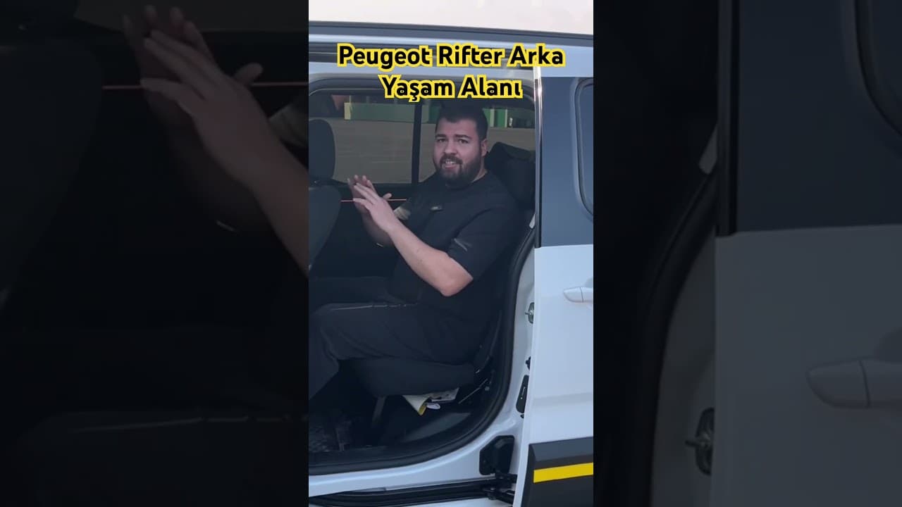 Peugeot Rifter Arka Yaşam Alanı
