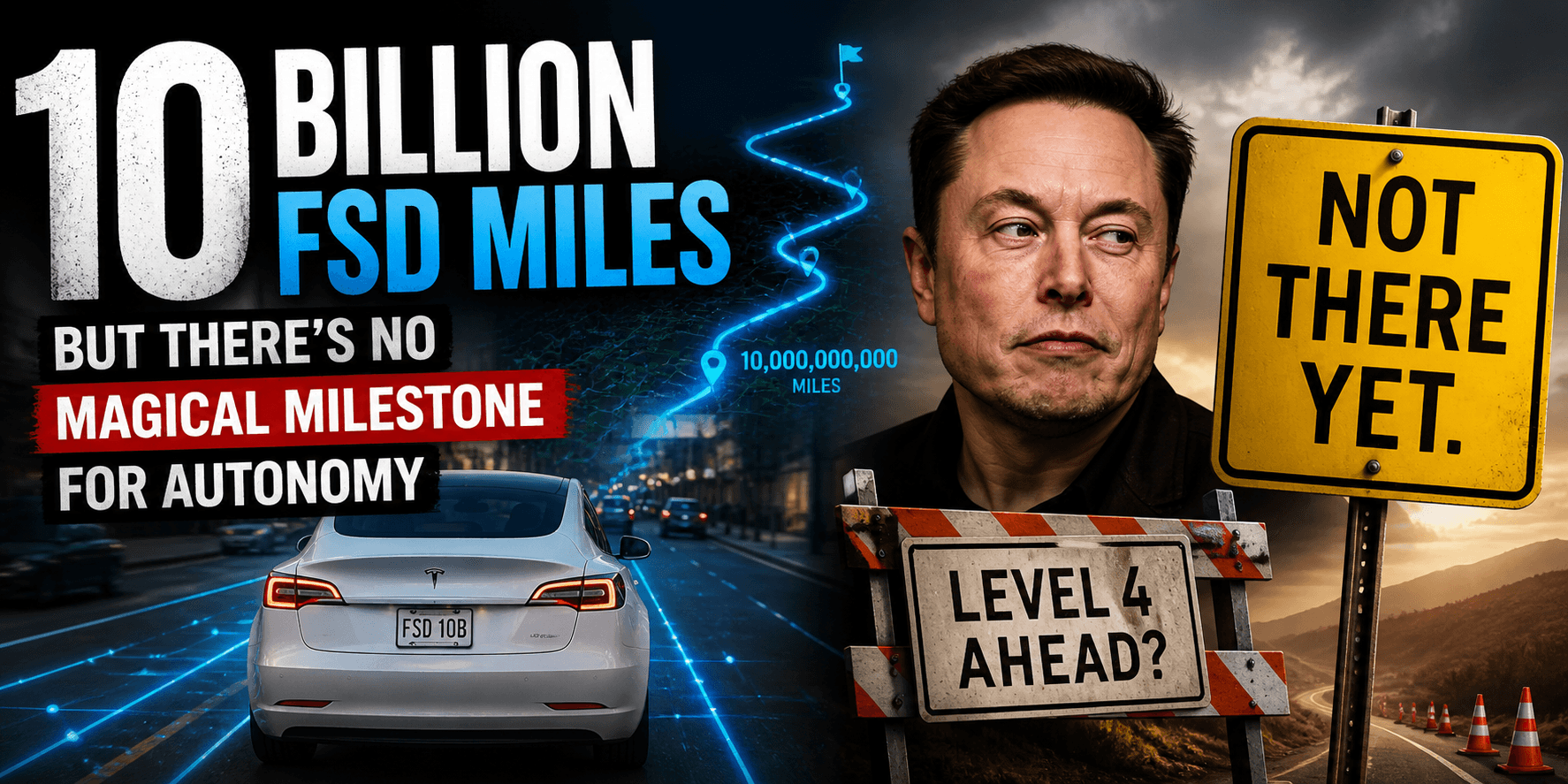 Tesla 10 milyar FSD milini aştı — otonom sürüş için sihirli bir dönüm noktası var mı?