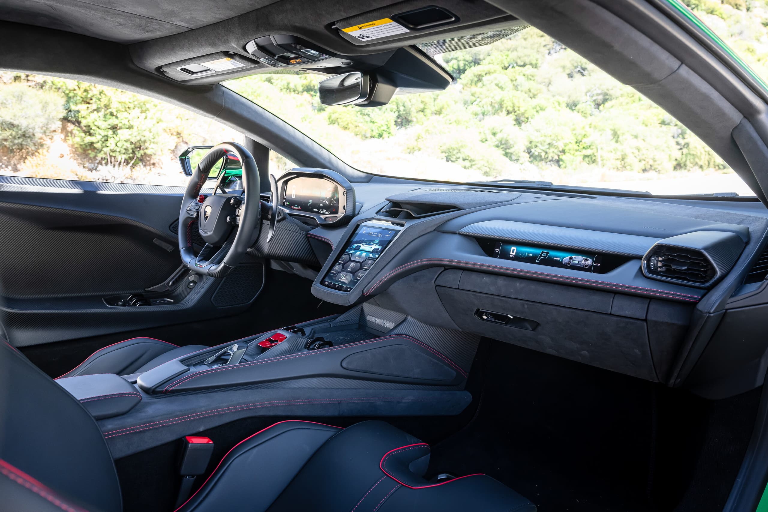 2026 Lamborghini Temerario’nun İç Mekan Fotoğrafları