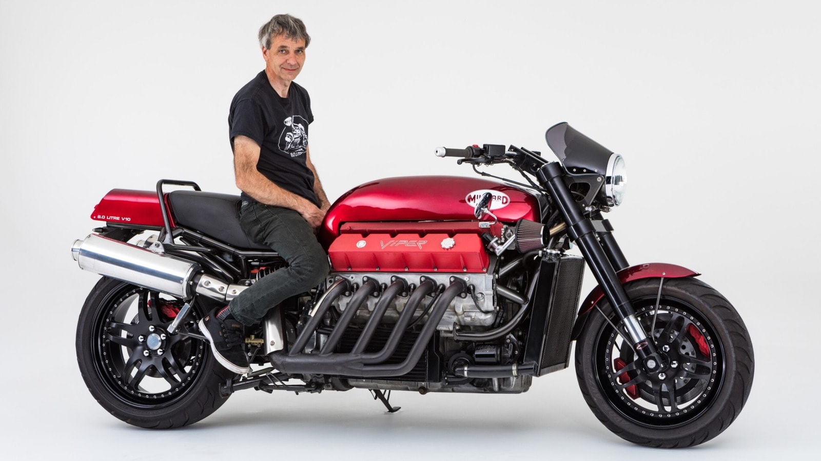 Cesaretiniz Varsa, Satılık 500 Beygir Gücünde Viper V10 Motorlu Motosiklet
